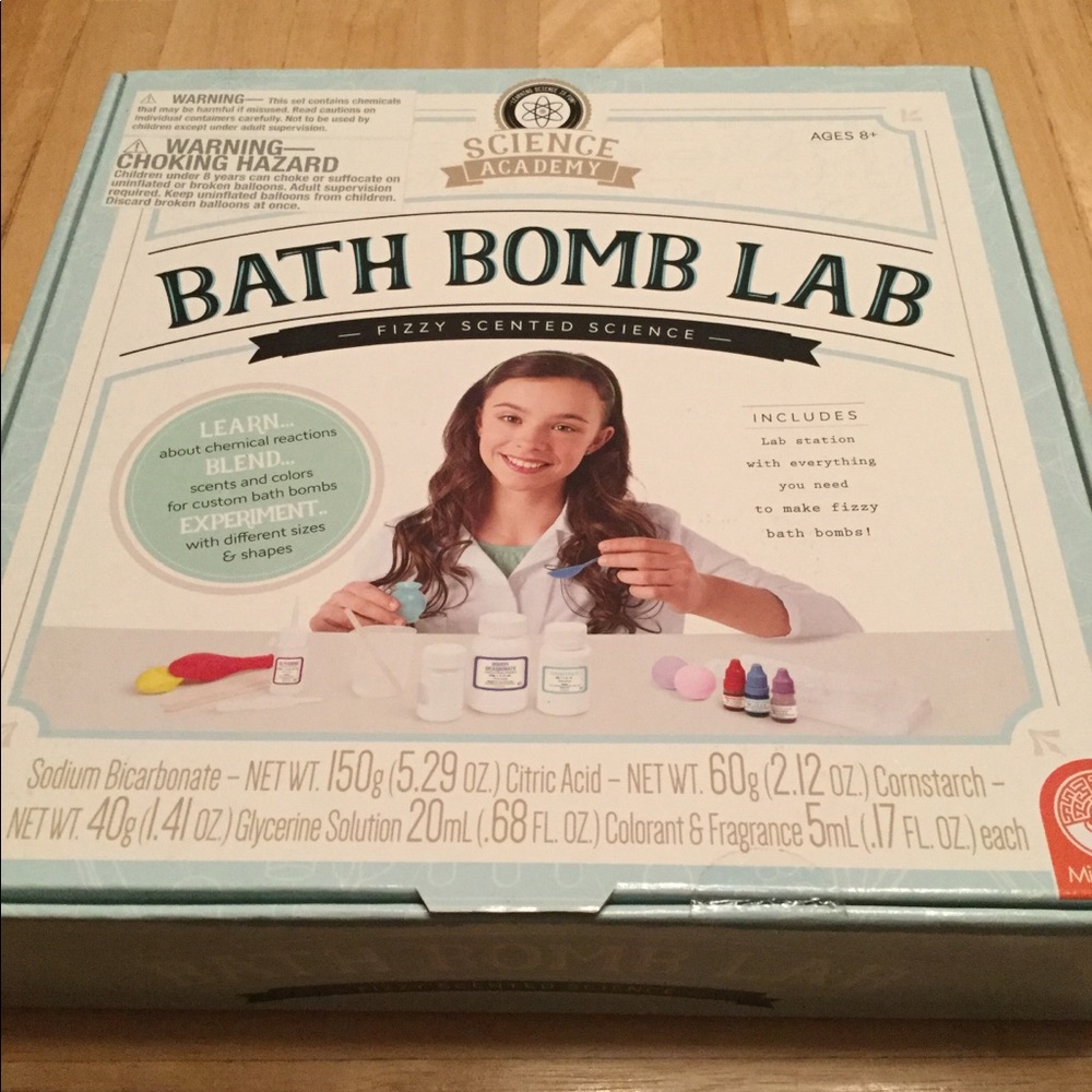 New bath bomb lab toy factory sealed